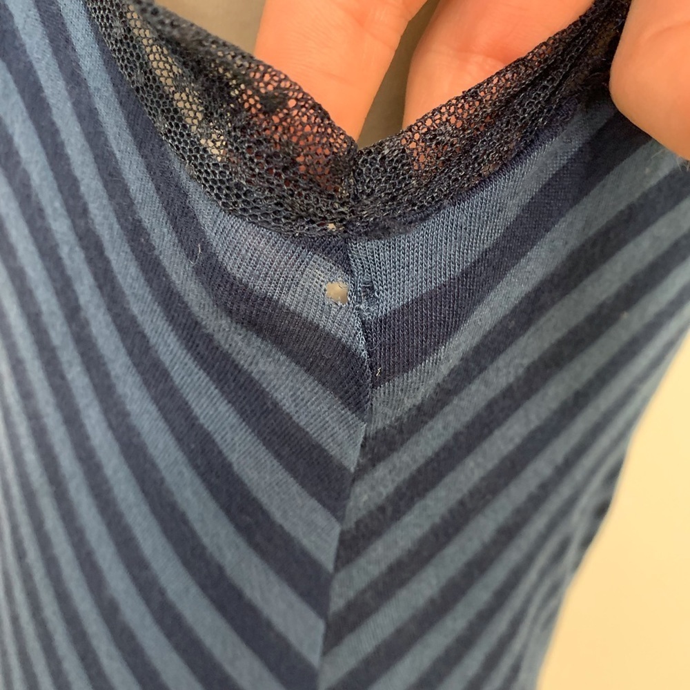 Anthropologie striped draped top - Picture 7 of 8